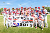 2015 BCPBL Provincials, July 31-Aug 2, 2015, Victoria