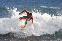 Surfing Off the Beach in Pua Mana, Lahaina, Maui
