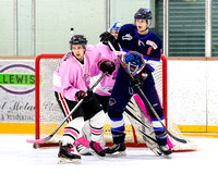 Saanich Braves vs Peninsula Panthers, Pink in Rink, Dec. 5, 2014