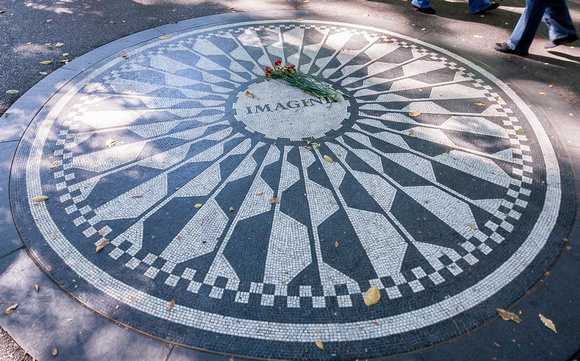 John Lennon "Imagine: Monument, Central Park, New York City