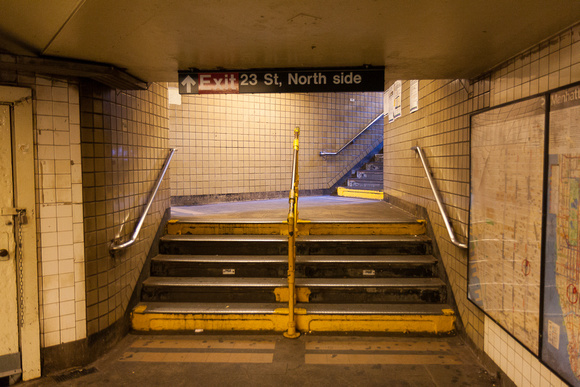 Subway Exit, 23rd St. N., New York City