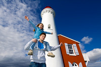 Visitors at the Lighthouse