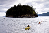 Campbell Point, Kayaking and Geology - Mayne Island